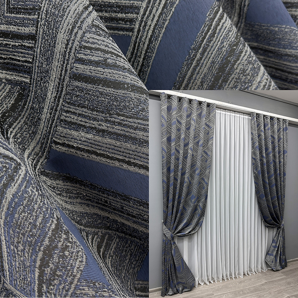 Шторная ткань жаккард 