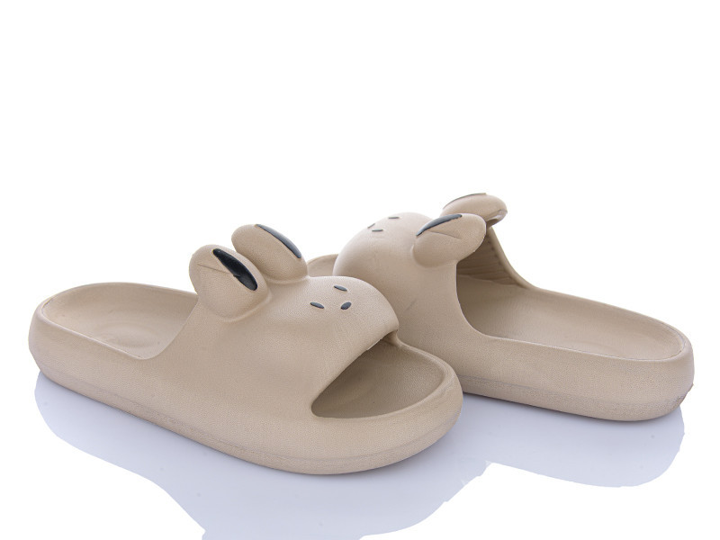 Тапочки шлепанцы пена женские ушки бежевый Одесса - изображение 6