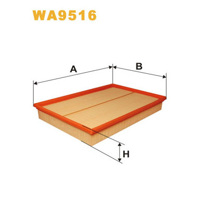 Воздушный фильтр для автомобиля Wixfiltron WA9516 Винница - изображение 1