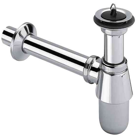 Сифон для раковини VIEGA 1 1/4″х1 1/4″ хром бутил з/г 366681 Киев