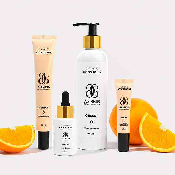 Сыворотка с тремя видами витамина C 3 TYPES OF VITAMIN C FACE SERUM AG SKIN 30 мл Днепр