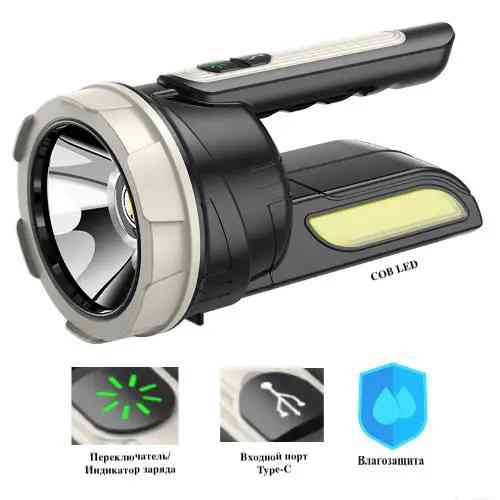 Ліхтарі для кемпінгу camping CH-22024-5W+COB, Ліхтарик світлодіодний для туриста, Ліхтар прожектор FK-50 Львів