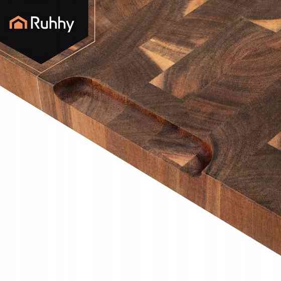 Кухонная разделочная доска из дерева акации с бортиками Ruhhy (26924) Нововолынск