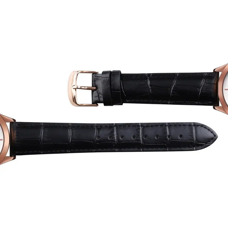 Мужские кварцевые часы Skmei 1581 Prestige черные с розовым Винница - изображение 8