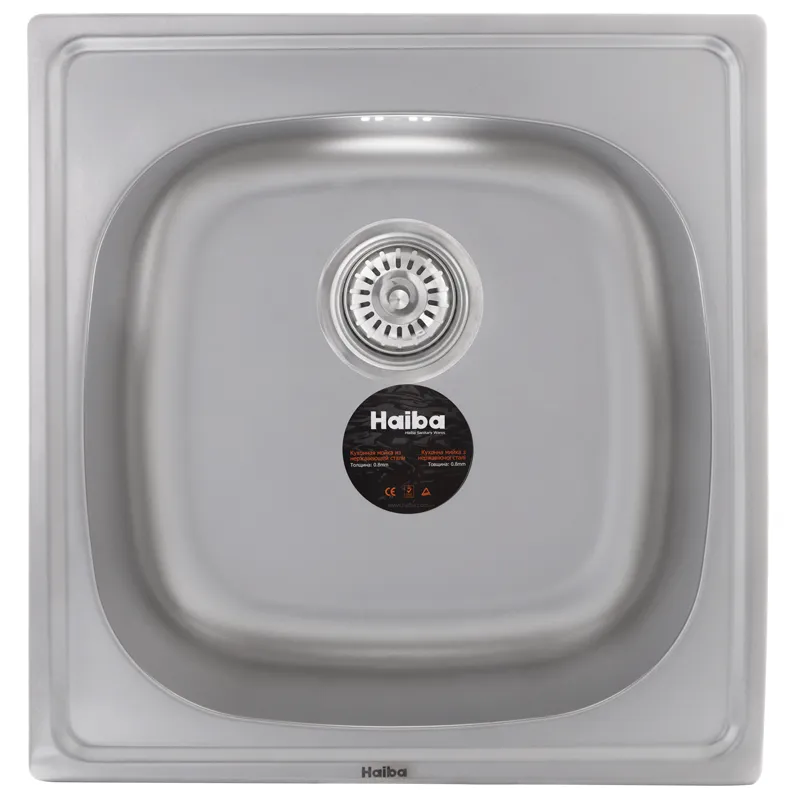 Мийка кухонна HAIBA 50x47 (satin) (HB0543) Киев - изображение 1