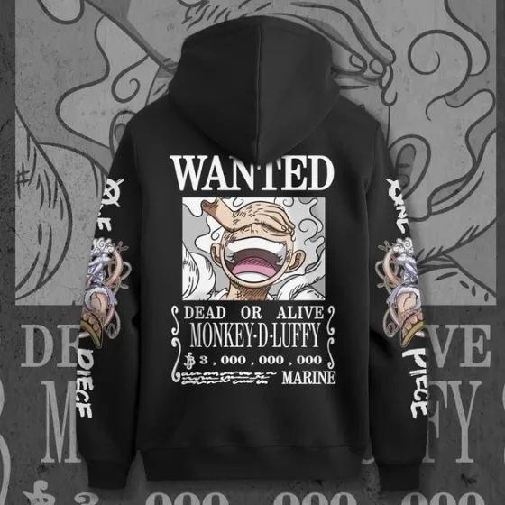 Худи мужское с принтом Ван Піс Луффі Гір 5 Размер 50 Anime1226 Днепр