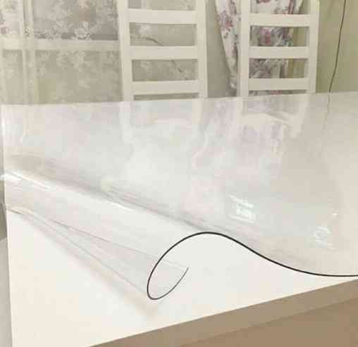Мягкое стекло Силиконовая скатерть на стол Soft Glass Защита для мебели 1.5х1.0 м (Наивысшее качеств Винница