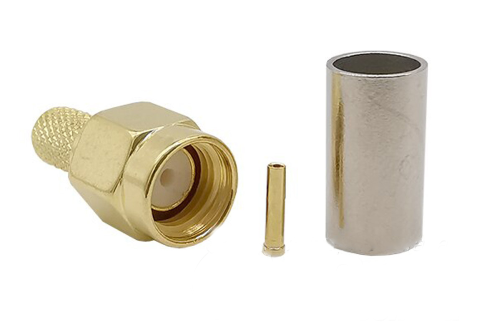 RP-SMA разъем обжимной (папа) Винница - изображение 1