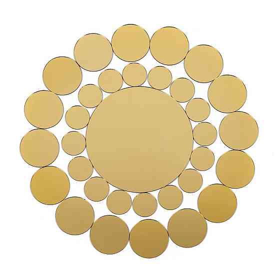 Зеркальный акриловый декор золото, 33 штуки Киев