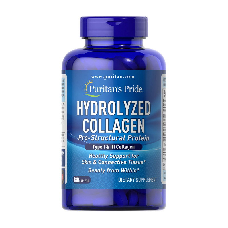 Hydrolyzed Collagen 1000 mg (180 caplets) Луцк - изображение 1