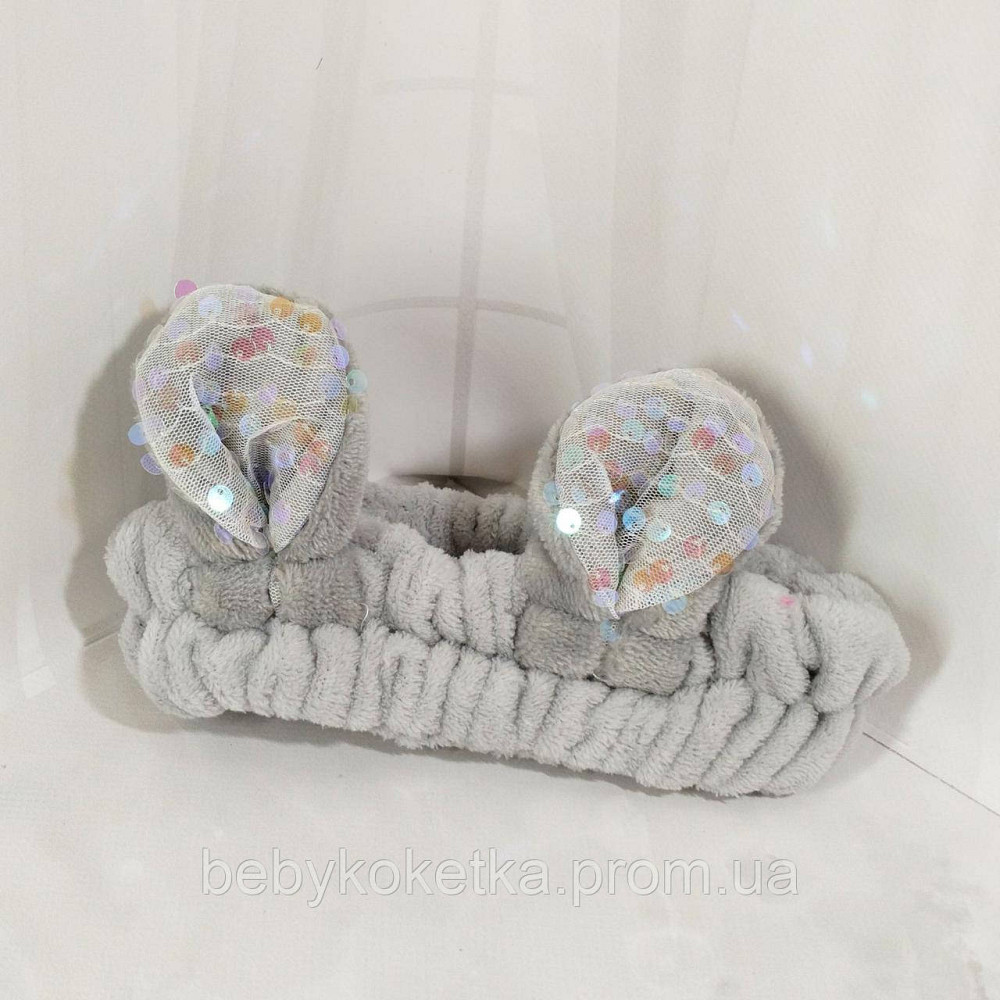 Косметична пов'язка для голови з вушками. Львів - фото 2