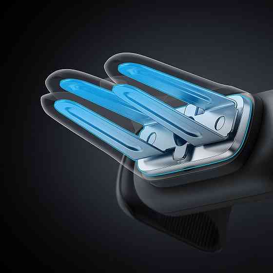 Автотримач для телефону Baseus Steel Cannon Black Київ