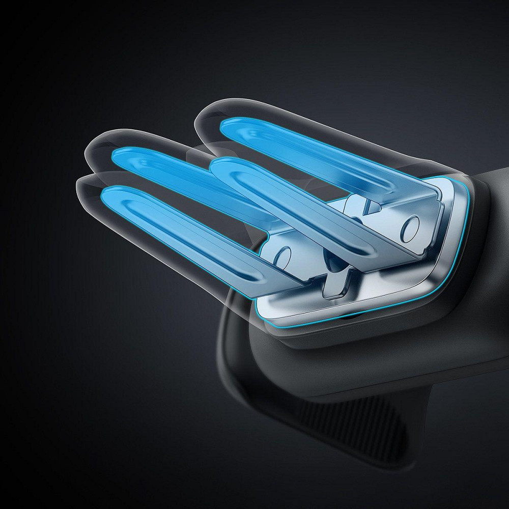 Автотримач для телефону Baseus Steel Cannon Black Київ - фото 1