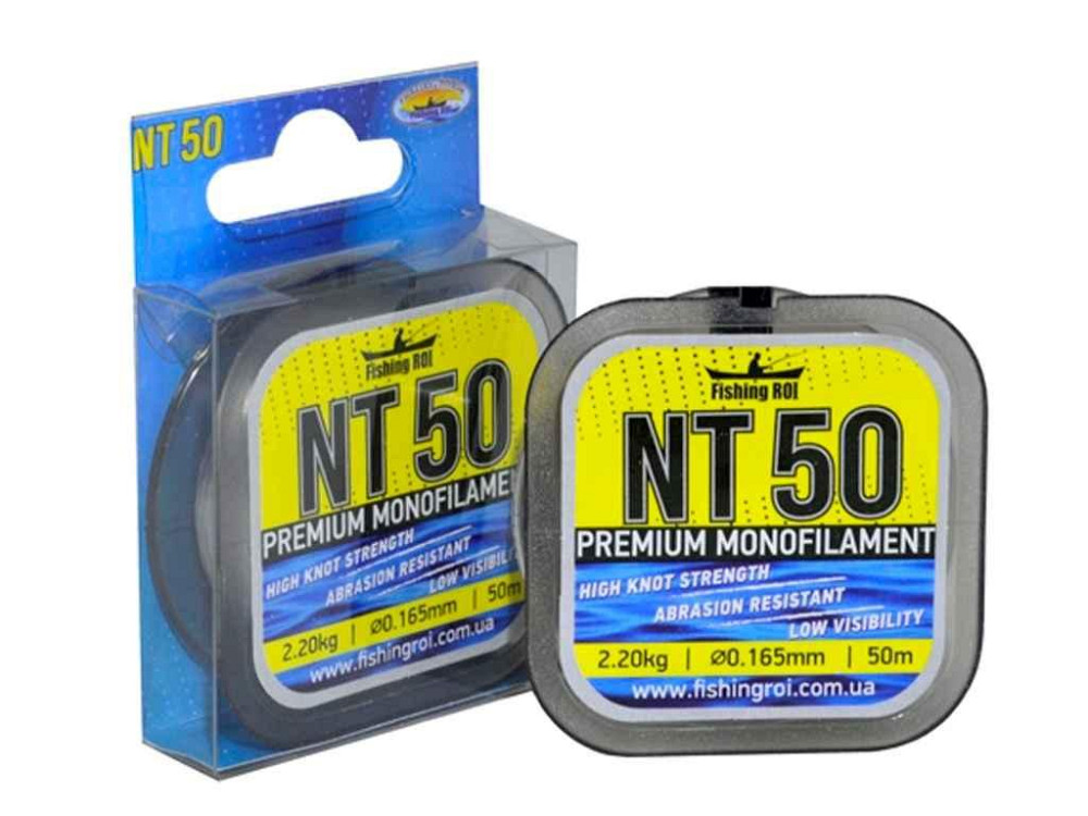 Ліска FISHING ROI NT50 d=0.074mm 0.8kg 50m ТМ FISHING ROI Solmir Киев - изображение 1