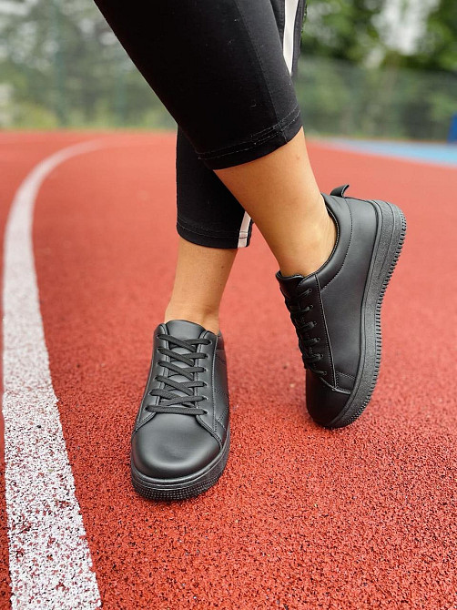 Fashion Кеди жіночі FASHION 139-139 чорні (весна-осінь, еко-шкіра) (4752) Коломыя - изображение 7