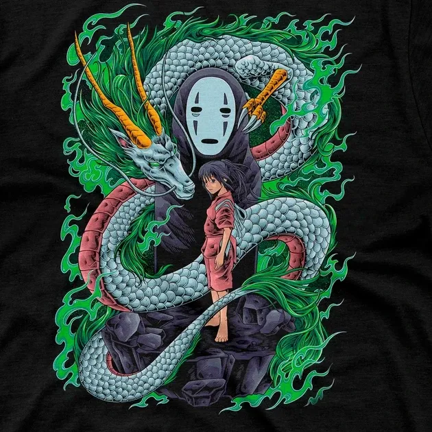 Футболка чоловіча з  принтом Унесенные призраками Розмір 48 Anime0009 Дніпро - фото 3