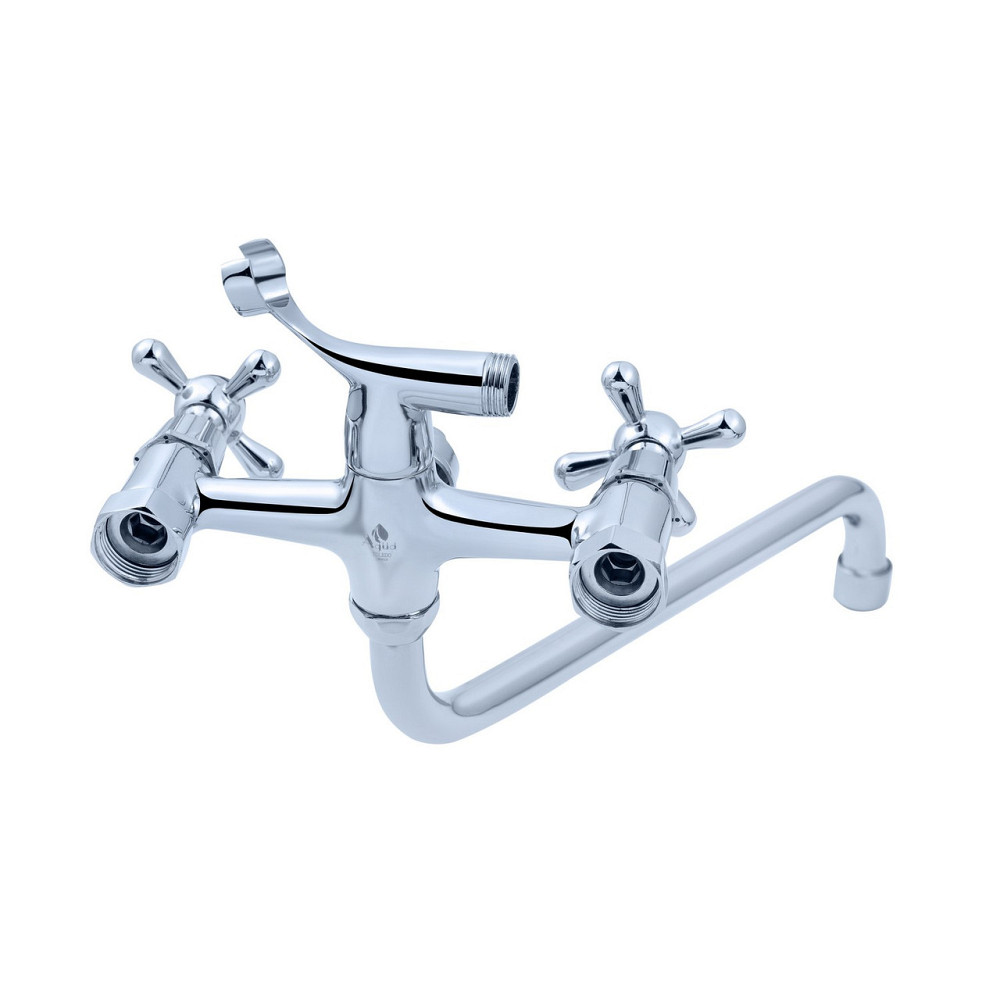 Змішувач для ванни Agua Toledo - C075 з душовим гарнітуром, хром Київ - фото 3