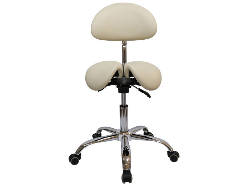 Стілець-сідло для майстра 4008-1, роздільне сидіння, 4 регулювання, чорний Київ - фото 4