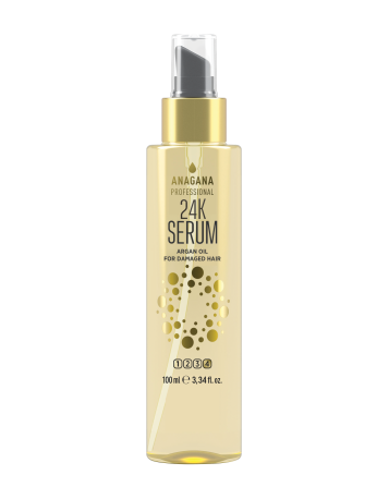 Флюїд 24К з олією Арганії для пошкодженного волосся 24К SERUM argan oil for damaged hair ANAGANA 100 мл Вінниця - фото 1