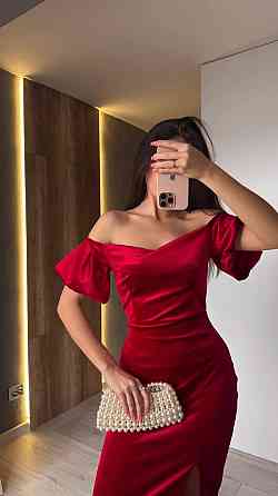 Женское бархатное платье Одесса