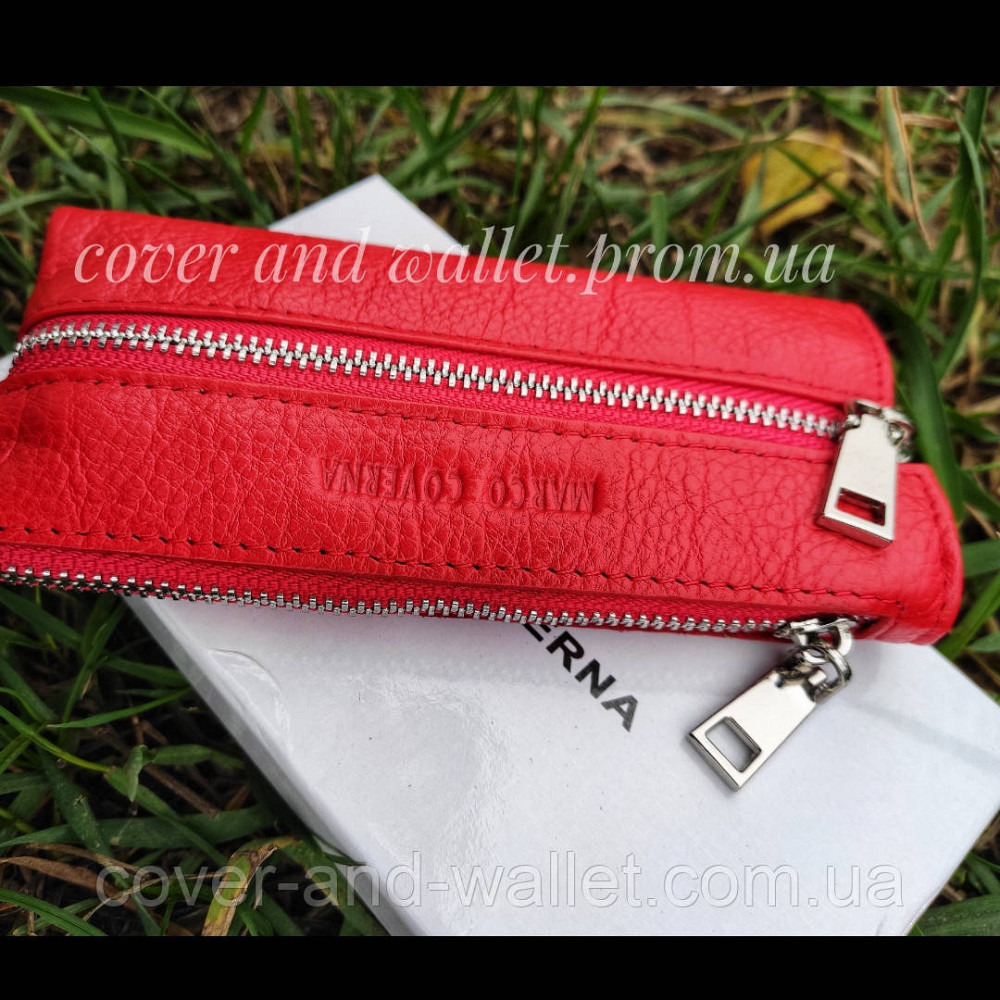 Красная женская ключница с карабинами под каждый ключ Marco Coverna (MC 017-2) Киев - изображение 2