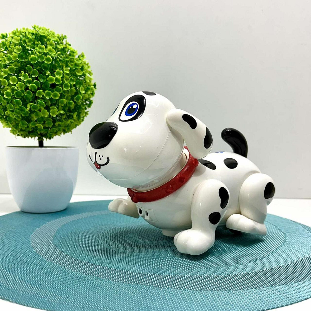 Собачка інтерактивна на батарейках TK Group українська озвучка рухається сенсорні датчики пісні казки та фрази Біла (TK - 64633) Чернігів - фото 1