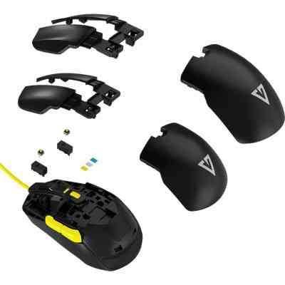 Мишка Modecom Jager Volcano RGB Hot-Swap Custom USB Black (M-MC-JAGER-100) Вінниця