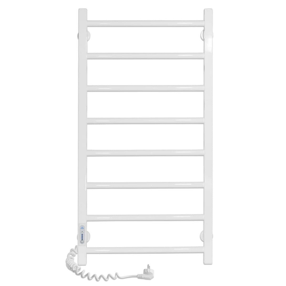 Електрична рушникосушка Laris Зебра Альфа ЧК6 400Х800 Е білий, ліве підключення Київ - фото 2