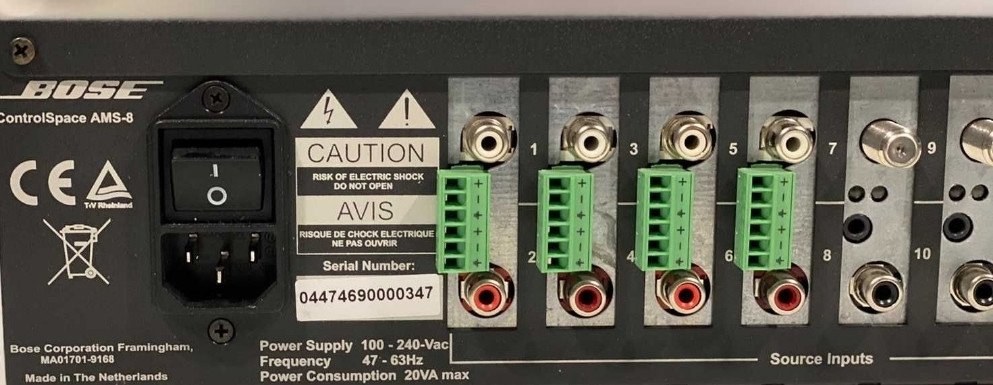 Звуковий процесор BOSE Control Space AMS-8 II. Харків - фото 3