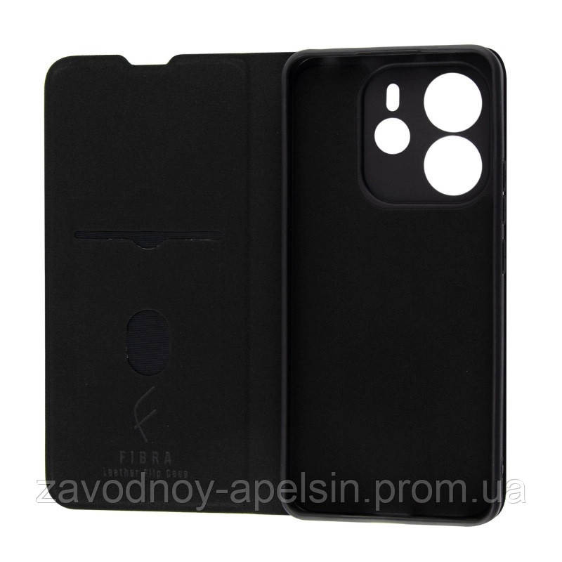 Чехол книжка Xiaomi Redmi Note 14 4G [Global] Защита камеры (черный) Одесса - изображение 2