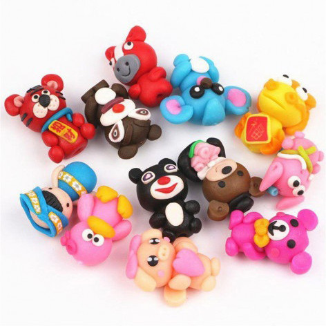 Тісто для ліплення для творчості 24 шт, Пластилін моделін Інтерактивне тісто для ліплення малюків WV-75 Івано-Франківськ - фото 7