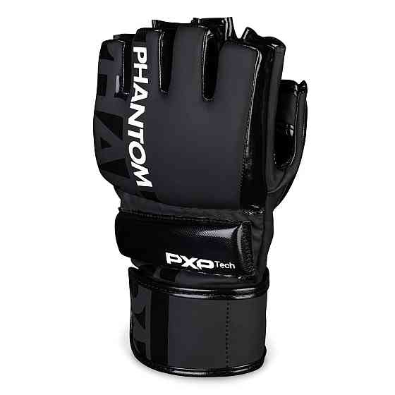 Рукавиці ММА Phantom APEX Hybrid Black S/M (капа в подарунок) Кам'янське
