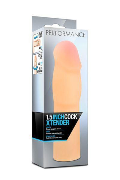 Насадка киберкожа PERFORMANCE 1.5INCH COCK XTENDER BEIGE Sex Aura Киев - изображение 3