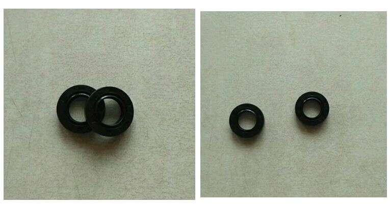 Сальники коленвала (набор) мотоблок 156F (4Hp) ( 2шт) (17*30*6) Мукачево - изображение 1