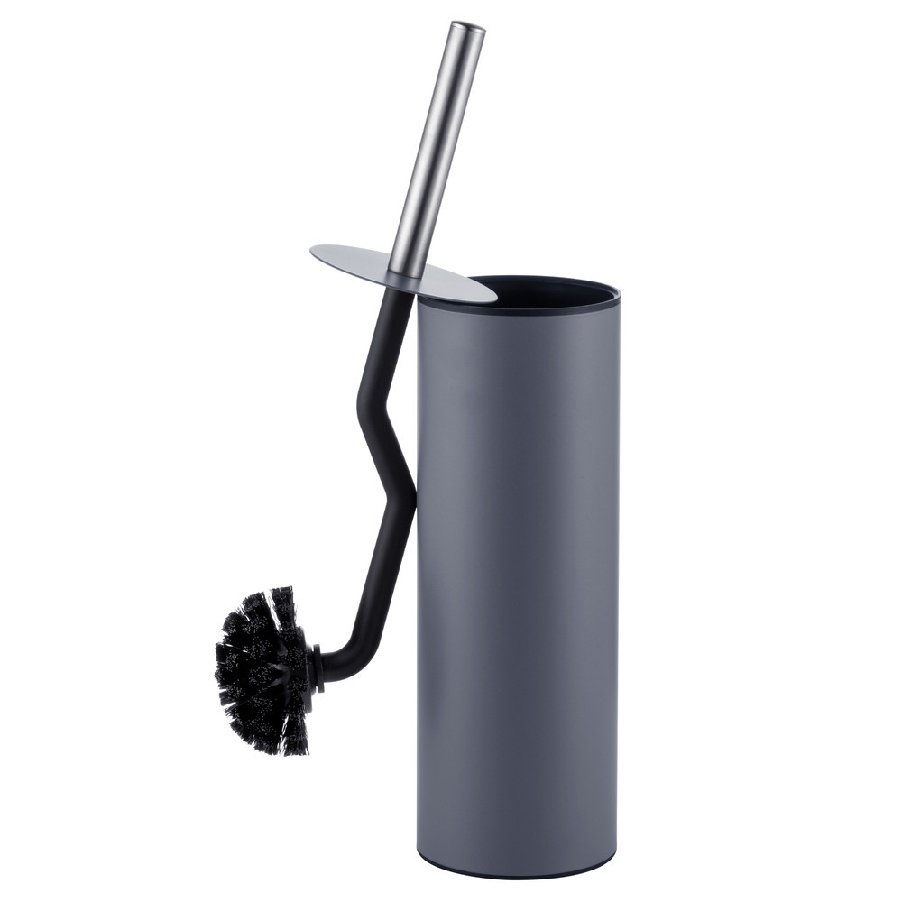 Йоржик для унітазу підлоговий Mixxus Premium Ellipse-TB0201 Graphite колір графіт (MI7068) Київ - фото 5