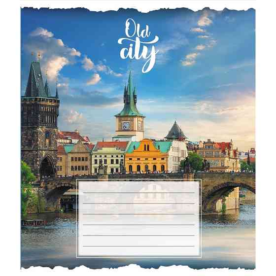 Зошит загальний "Старе місто" 096-630039K-5 в клітинку, 96 аркушів Вінниця