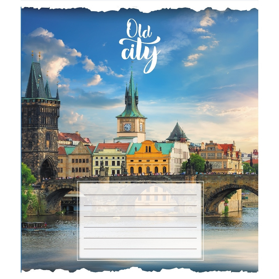 Зошит загальний "Старе місто" 096-630039K-5 в клітинку, 96 аркушів Вінниця - фото 1