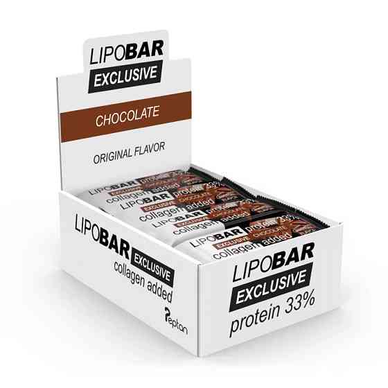 Протеїновий батончик Lipo Bar Exclusive 20 x 50 g (CHOCOLATE) Луцьк
