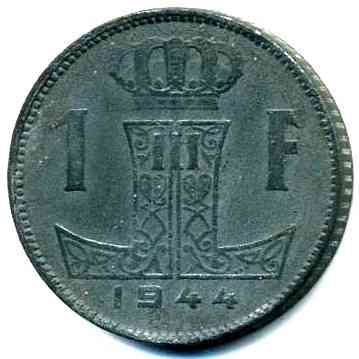 Бельгія 1глад, 1944 Напис — 'BELGIE — BELGIQUE' Полтава