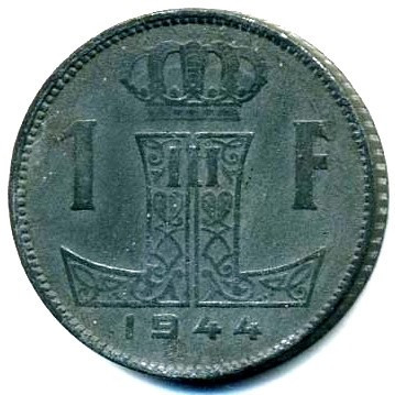 Бельгія 1глад, 1944 Напис — 'BELGIE — BELGIQUE' Полтава - фото 1