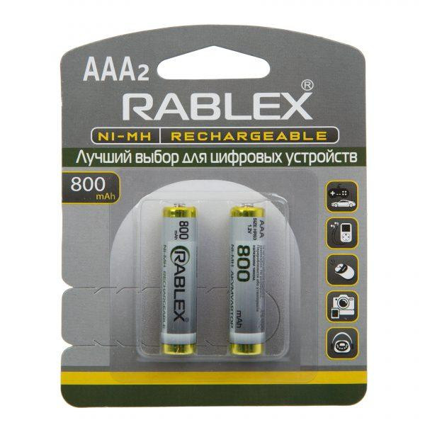 Акумулятор Rablex HR3/AAA Ni-MH 800mAh 1.2V 1 шт. Дніпро - фото 2