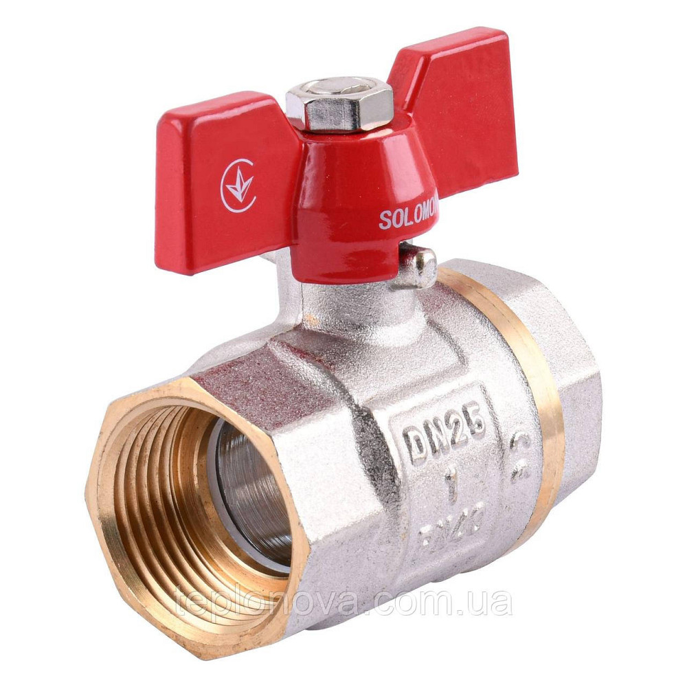 Кран кульовий прямий SOLOMON 1| ВВ КБ PN40 В1007 Чернівці - фото 2