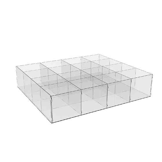 Коробка акриловая EKOSTAR 600х520х130 16 ячеек Киев