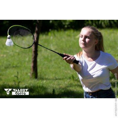 Набір для бадмінтону Talbot Badminton Set Magic Night LED (449405) Вишневе - фото 6