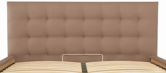 Кровать Двуспальная Chester Comfort 180 х 200 см Fly 2213 С подъемным механизмом и нишей для белья Светло-коричневый Киев
