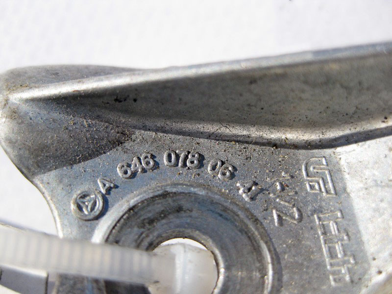 Mercedes-Benz  A6460780641 Тримач джгута електропроводки на двигуні OM646 R4 2.2 cdi E-Class W211 C-Class W203 W204 CLK C209 CLC C203 Одесса - изображение 3