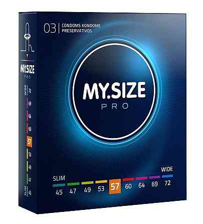 Презервативы MY.SIZE (57 мм) 3 шт Sex Aura Киев