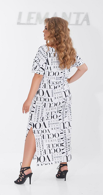 Довге плаття великого розміру з розрізами (56) Київ - фото 4