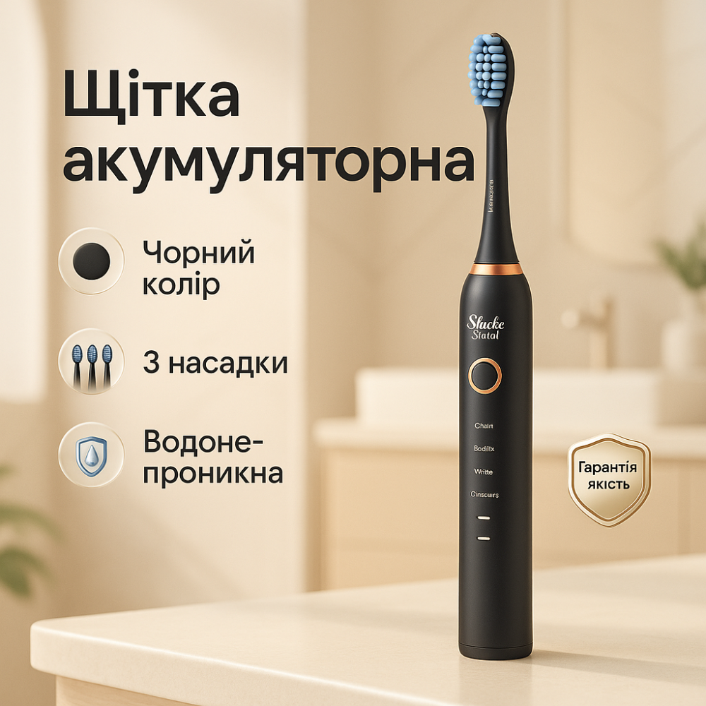 Звуковая электро щетка, Зубная щетка электрическая круглая Зубная на батарейках для детей DF-86 Львов - изображение 18