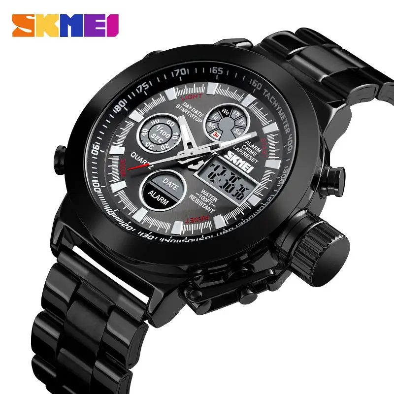 Мужские спортивные наручные часы Skmei 1515 (Черный) Винница - изображение 3